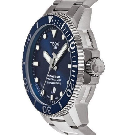 Tissot Seastar 1000 Professional Powermatic 80 Blue Dial Diver's T120.407.11.041.03 T1204071104103 300M Men's Watch