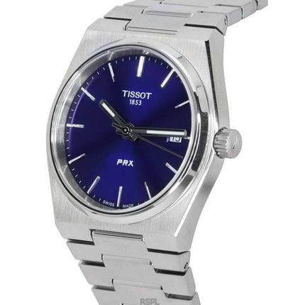 Tissot PRX T-Classic Stainless Steel Blue Dial Quartz T137.210.11.041.00 T1372101104100 100M Unisex Watch