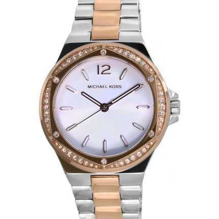 Refurbished Michael Kors Lennox Crystal Accents Silver Dial Quartz MK6989 Women's Watch