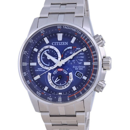 Refurbished Citizen PCAT Radio Controlled Chronograph Blue Dial Eco-Drive Diver's CB5880-54L 200M Men's Watch