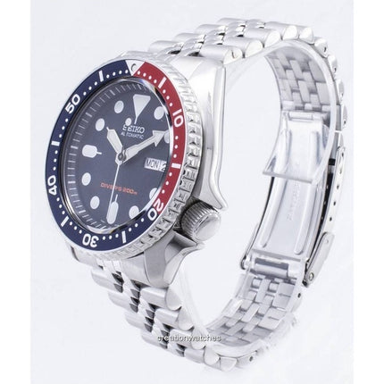 Refurbished Seiko Jubilee Stainless Steel Dark Blue Dial Automatic Diver's SKX009K2 200M Men's Watch