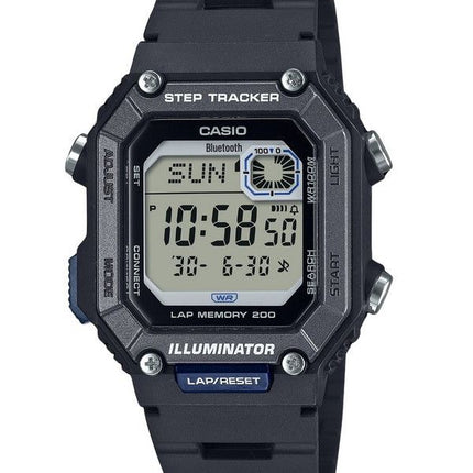 Casio Standard Digital Smartphone Link Step Tracker Resin Strap Quartz WS-B1000-1AV 100M Men's Watch