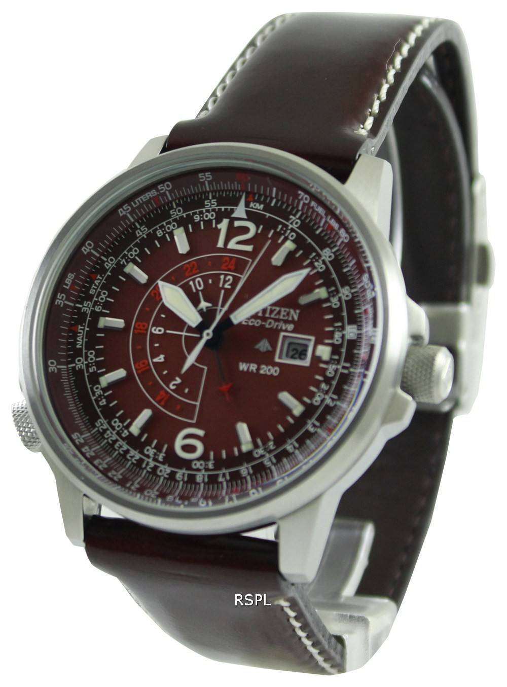 Citizen Promaster Sky Eco Drive NightHawk Pilot Watch BJ7010-24W