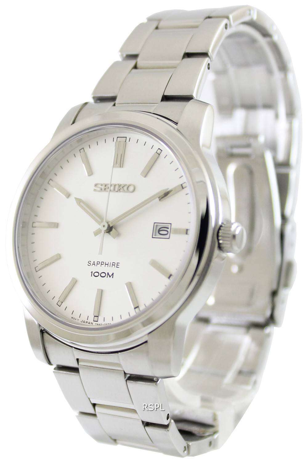 Seiko quartz sale sapphire crystal