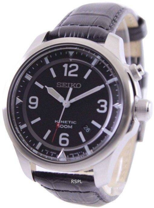 Seiko Neo Sports Kinetic 100M Black Dial SKA689P1 SKA689P Mens Watch