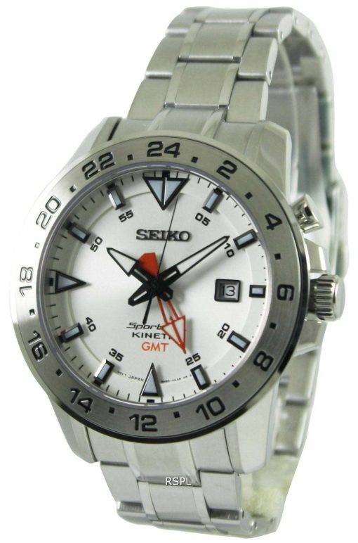 Seiko Sportura Kinetic GMT SUN025P1 SUN025P Mens Watch