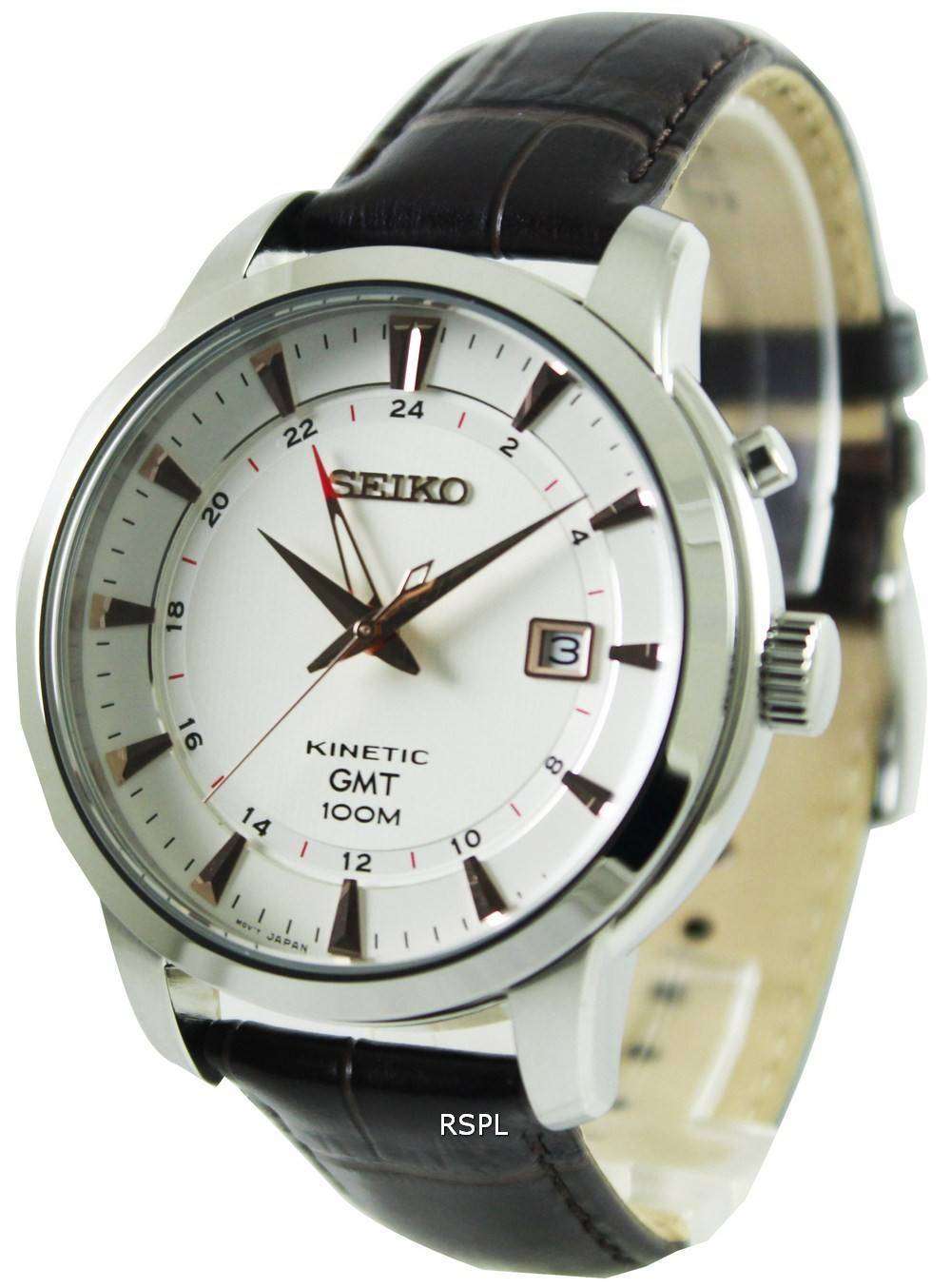 Seiko kinetic sale gmt 100m price