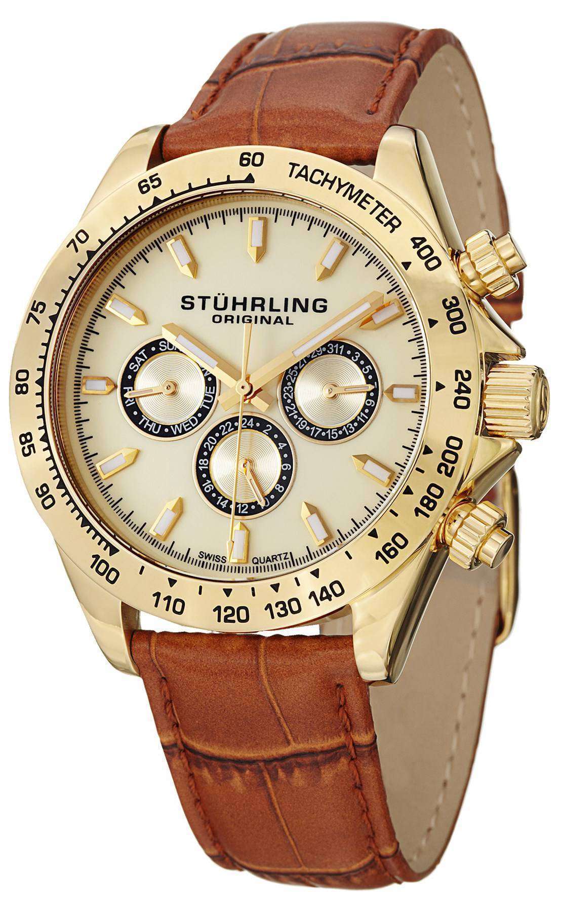 Stuhrling Original Triumph Classic Swiss Quartz Multifunction 564L