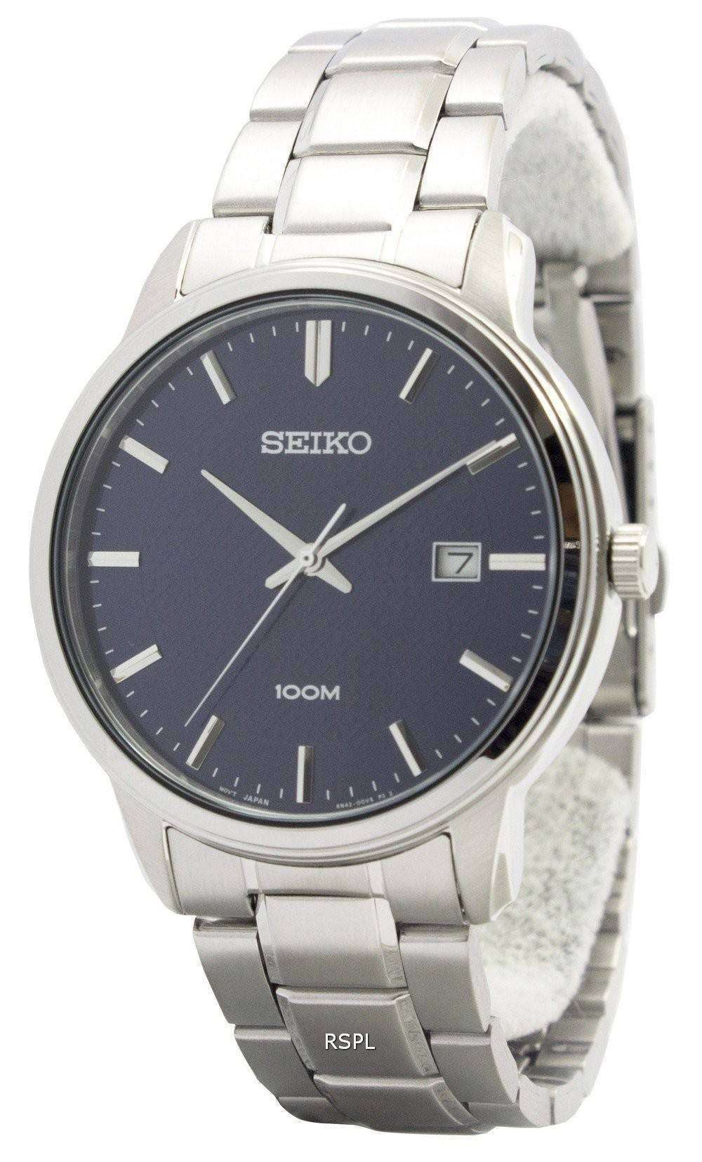 Seiko Quartz Neo Classic SUR193P1 SUR193P Mens Watch