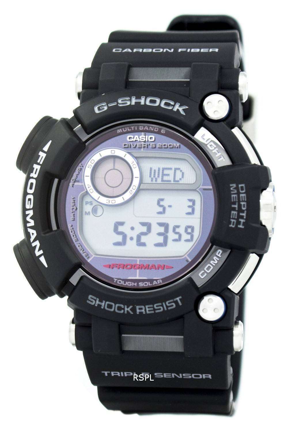 Casio G-Shock Frogman Atomic Triple Sensor GWF-D1000-1 Mens Watch