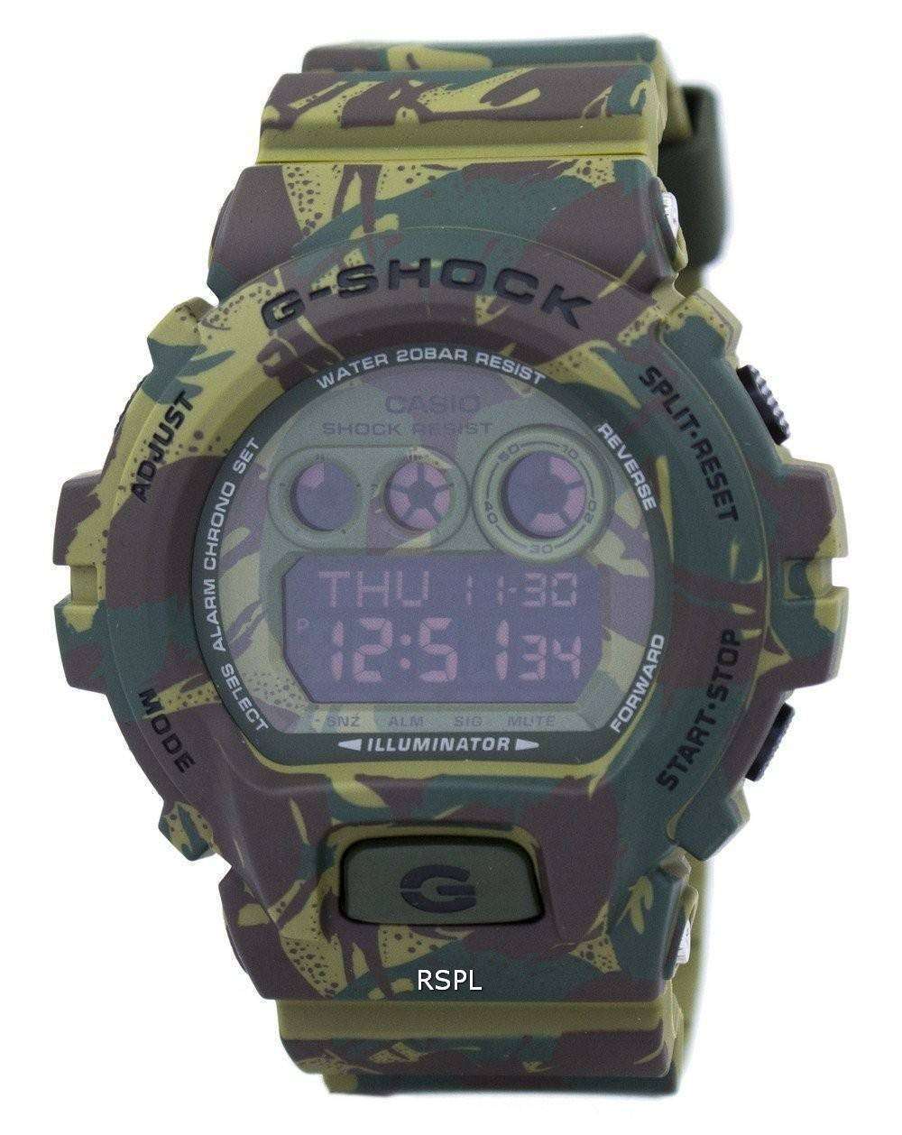 Casio G-Shock Camoflague Series Chrono Alarm Digital GD-X6900MC-3 Men's  Watch