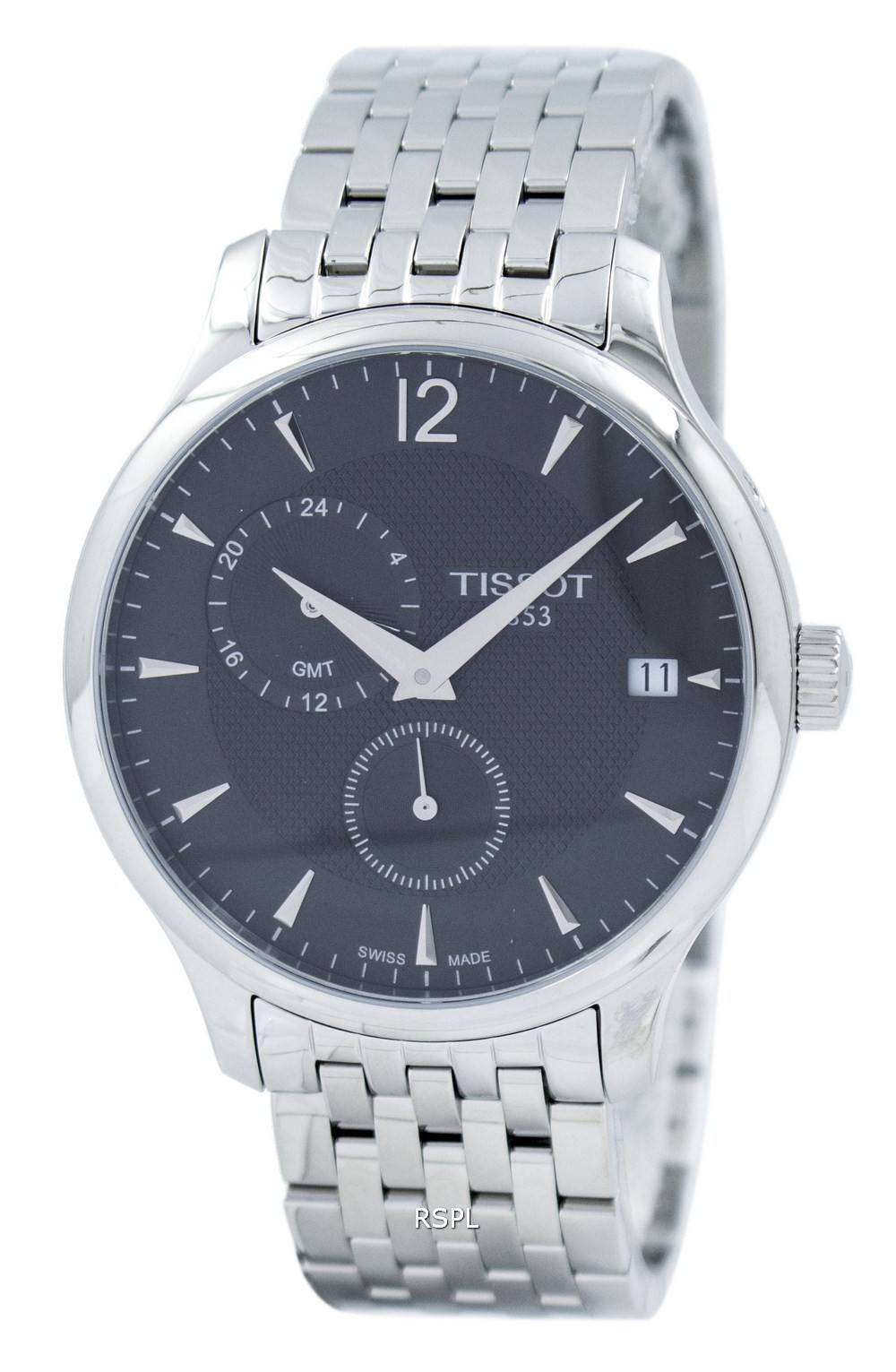 Tissot T Classic Tradition Gmt Quartz T T Men S Watch