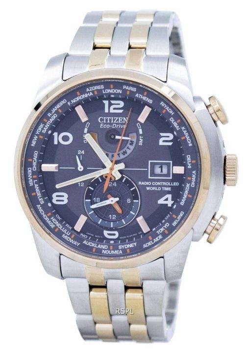 Citizen Eco-Drive Radio Controlled World Time AT9016-56H Men's Watch