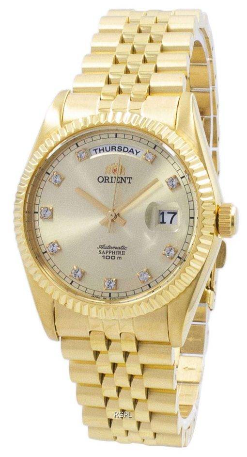 Orient "President" Classic Automatic Diamond Accent EV0J001G Men's Watch