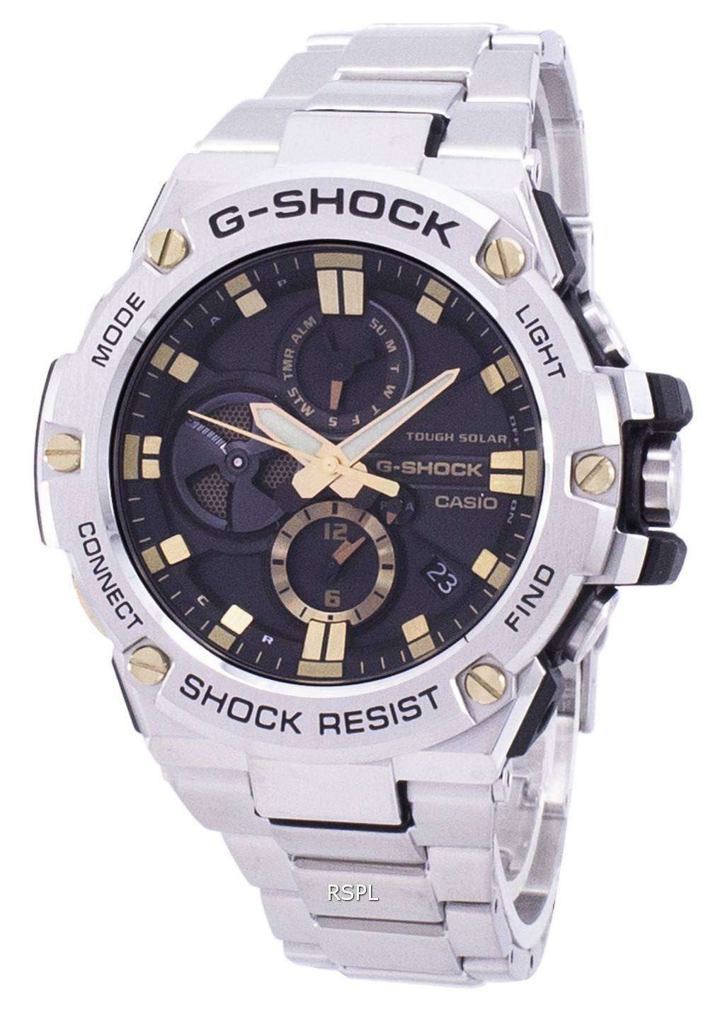 Casio G-Shock G-Steel Tough Solar Bluetooth GST-B100D-1A9 GSTB100D-1A9  Men's Watch