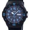 Casio Quartz 100M Analog Black Dial MRW-200H-2BVDF MRW-200H-2BV Mens Watch