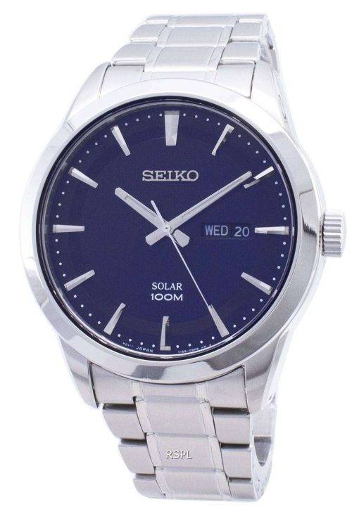 Seiko Solar Powered 100M SNE361P1 SNE361P SNE361 Mens Watch