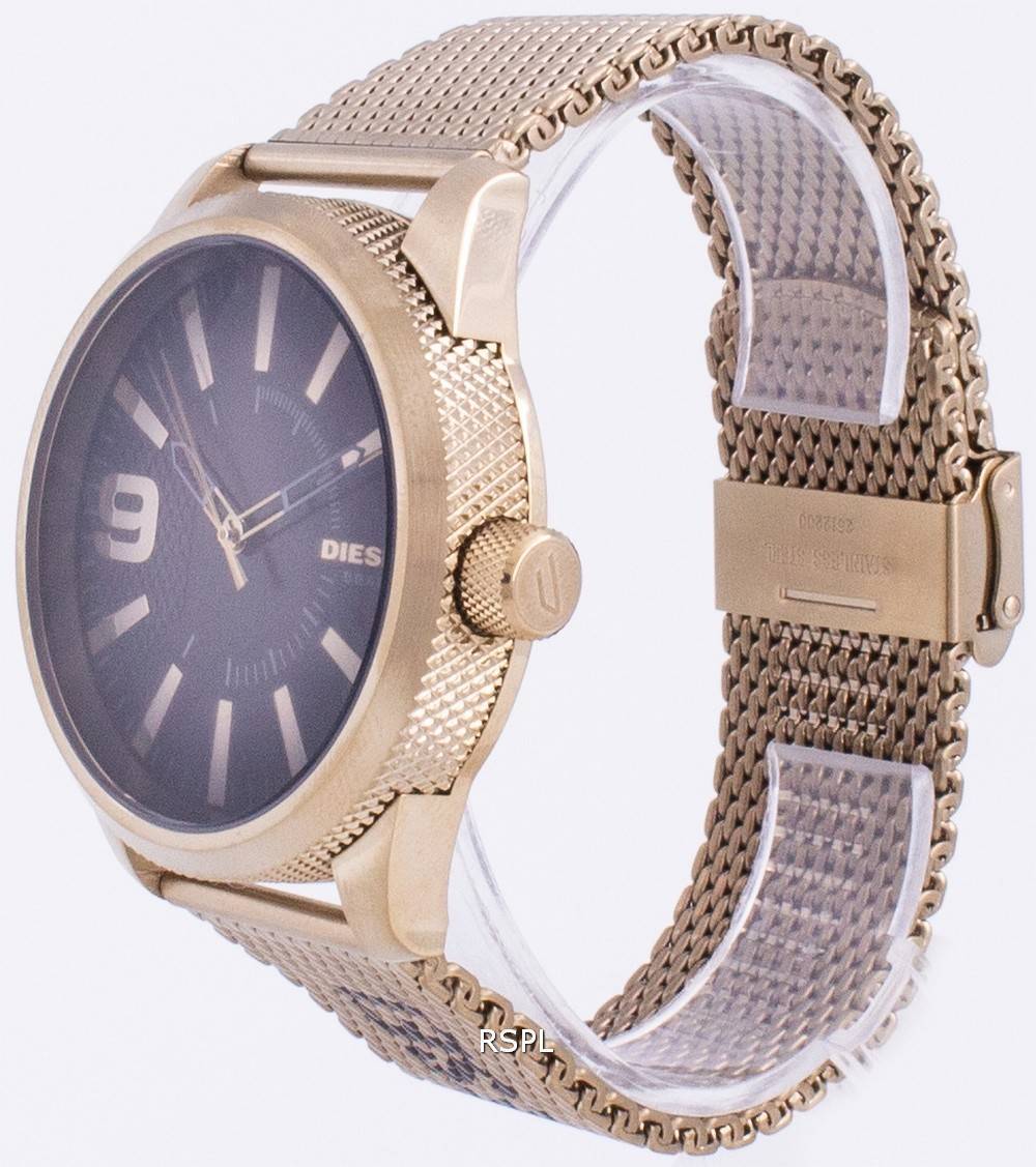 Diesel rasp watch outlet gold