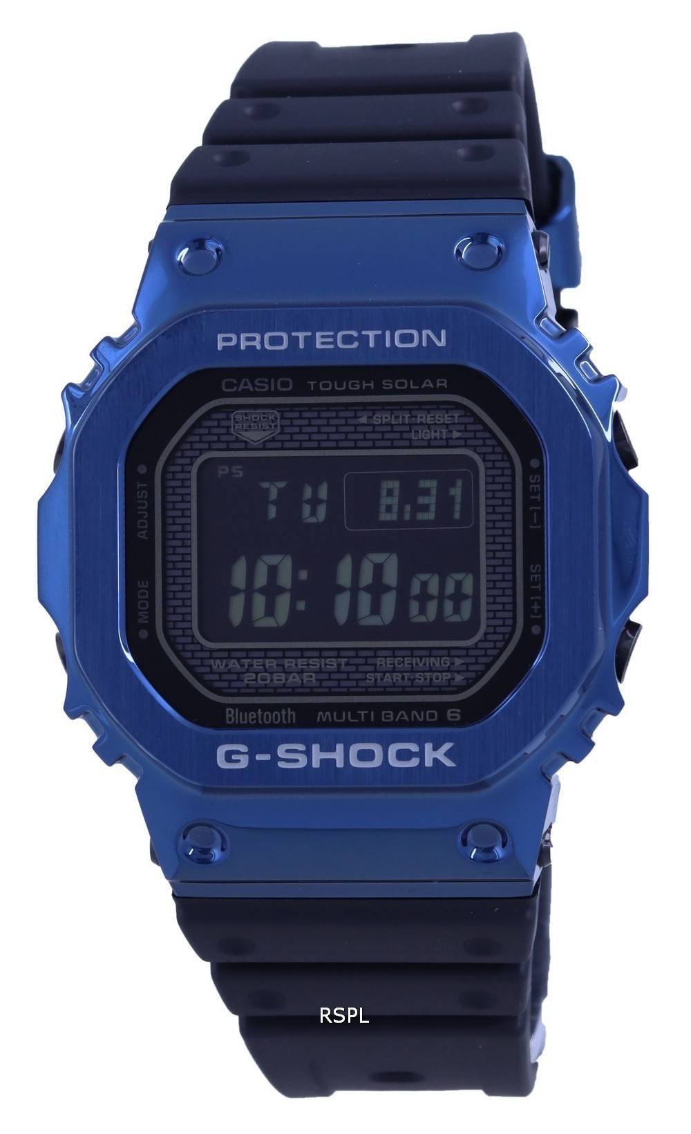 Casio G-Shock Full Metal Tough Solar Bluetooth Radio Controlled Digital  GMW-B5000G-2 GMWB5000G-2 200M Mens Watch