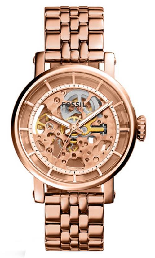 Fossil boyfriend sales rose gold