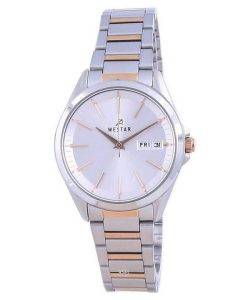 Westar Silver Dial Two Tone Stainless Steel Quartz 40212 SPN 607 Women's Watch