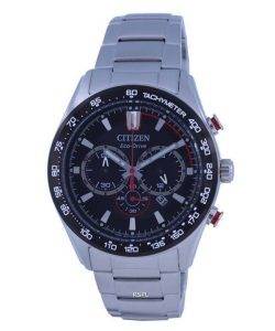 Citizen Aviator Chronograph Black Dial Eco-Drive CA4484-88E 100M Mens Watch