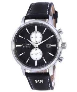 Citizen Classic Twin Eye Chronograph Leather Strap Eco-Drive CA7061-18E Men's Watch