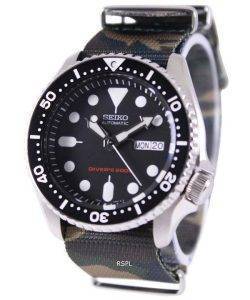 Seiko Automatic Divers 200M Army NATO Strap SKX007K1-NATO5 Mens Watch