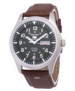 Seiko 5 Sports Automatic Ratio Brown Leather SNZG09K1-LS12 Men's Watch