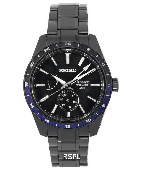 Seiko Presage Sharp Edged Series ZERO HALLIBURTON Limited Edition Black  Dial Automatic SPB271 SPB271J1 SPB271J 100M Men's Watch