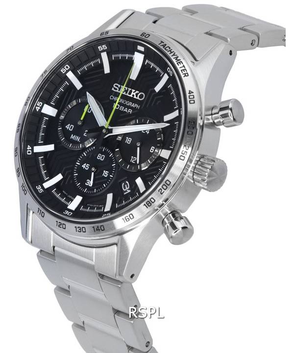 Seiko Urban Sports Chronograph Black Dial Quartz SSB413 SSB413P1