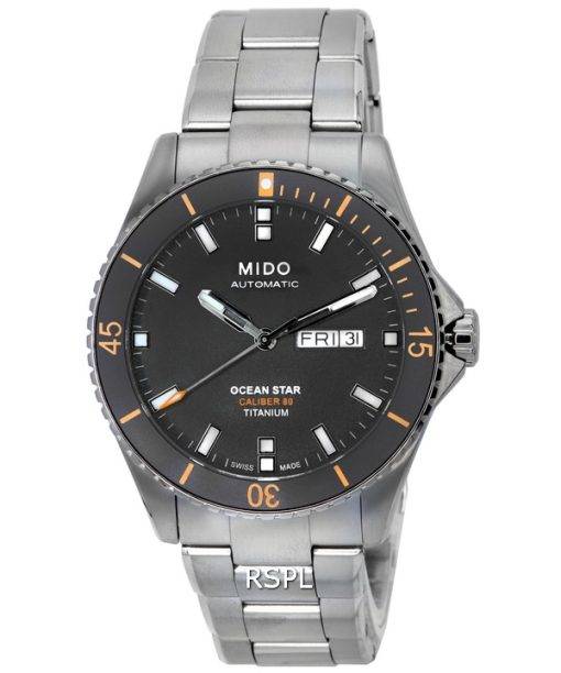 Mido Ocean Star 200 Anthracite Dial Automatic Diver's M026.430.44.061.00 M0264304406100 200M Men's Watch