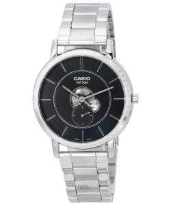 Casio Standard Analog Stainless Steel Black Dial Quartz MTP-B130D-1A MTPB130D-1 Men's Watch