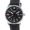 Iron Annie F13 Tempelhof Special Edition GMT Leather Strap Black Dial Quartz 56442 Mens Watch