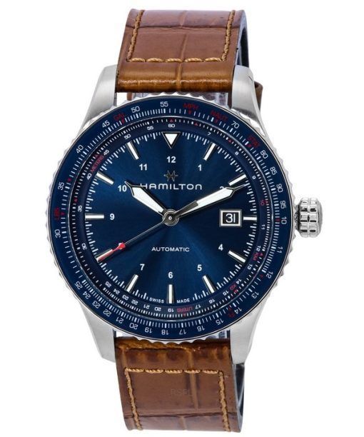 Hamilton Khaki Aviation Converter Blue Dial Automatic H76645540 100M Men's Watch