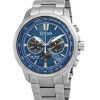 Citizen Super Titanium Chronograph Blue Dial Eco-Drive CA4570-88L 100M Men's Watch