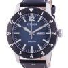 Citizen Blue Dial Calf Leather Eco-Drive AW0077-19L 100M Men's Watch