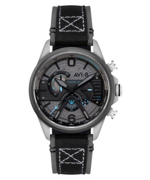 AVI-8 Hawker Harrier Dual Retrograde Chronograph Smoke Grey Dial Quartz AV-4056-08 Mens Watch