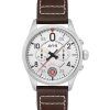 AVI-8 Spitfire Lock Chronograph Aircraft White Dial Quartz AV-4089-05 Mens Watch