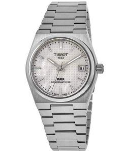 Tissot PRX T-Classic Powermatic 80 White Mother Of Pearl Dial Automatic T137.207.11.111.00 100M Unisex Watch