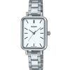 Casio Standard Analog Stainless Steel White Dial Quartz LTP-V009D-7E Women's Watch