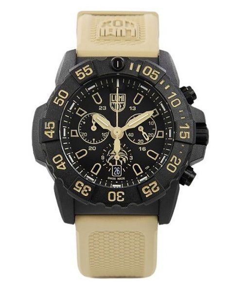 Luminox Navy Seal Foundation Chronograph Black Dial Quartz Diver's XS.3590.NSF.SET 200M Men's Watch With Extra Strap