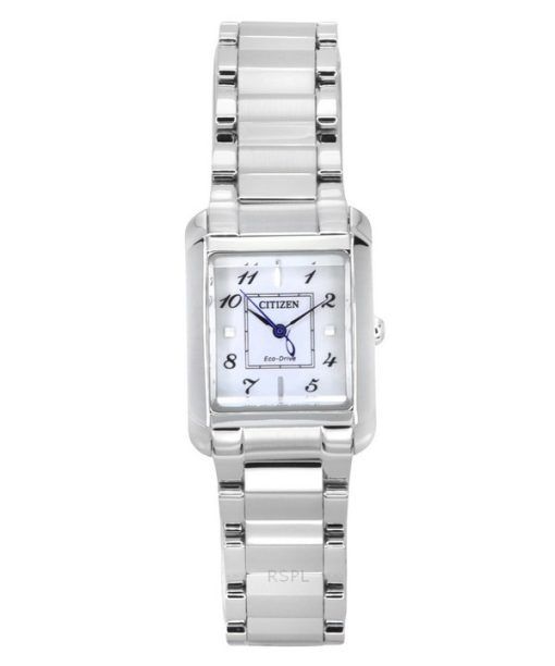 Citizen L Eco-Drive Stainless Steel Mother of Pearl Dial EW5600-87D Women's Watch