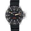 Hamilton Khaki Navy Frogman Rubber Strap Black Dial Automatic Diver's H77455330 300M Men's Watch