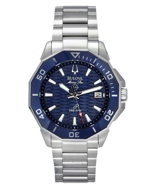 Bulova Marine Star Precisionist Stainless Steel Blue Dial Quartz Diver's 96B433 200M Men's Watch