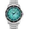 Citizen Marine Eco-Drive Stainless Steel Turquoise Dial AW1816-89L 100M Men's Watch