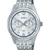 Casio Standard Analog Stainless Steel Silver Dial Quartz MTP-E340D-7AV Men's Watch