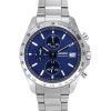 Seiko Spirit Chronograph Stainless Steel Blue Dial Quartz SBTR023 100M Men's Watch