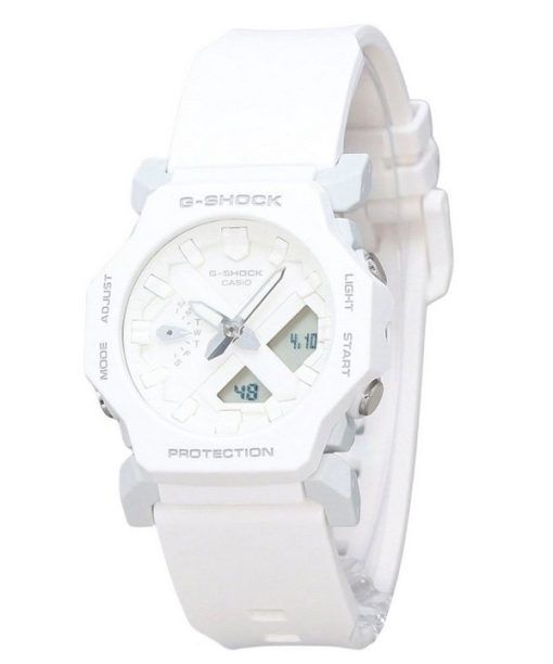 Casio G-Shock Analog Digital White Resin White Dial Strap Quartz GA-2300-7A 200M Men's Watch