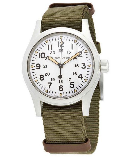 Hamilton Khaki Field White Dial Automatic H69439411 Men's Watch